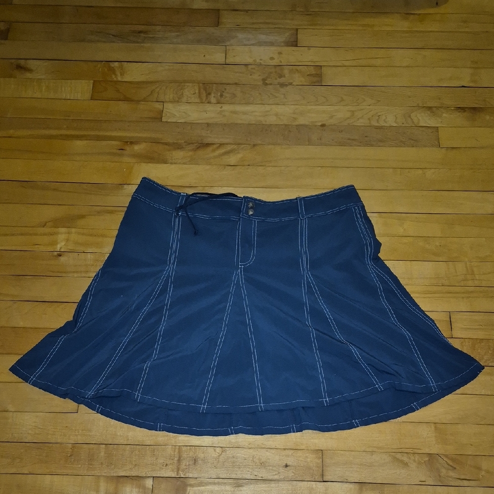 Athleta Slate Blue Skort with Pleats. Worn Once (Too Short For Me). Size 16.